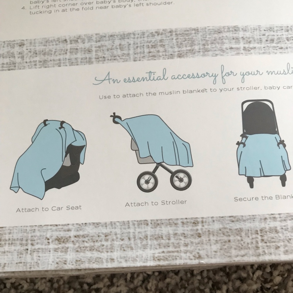 ๐ Swaddle Set With Clips ๐ - Picture 5 of 6